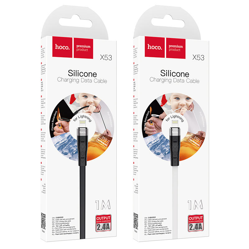 hoco-x53-angel-silicone-charging-data-cable-for-lightning-packages